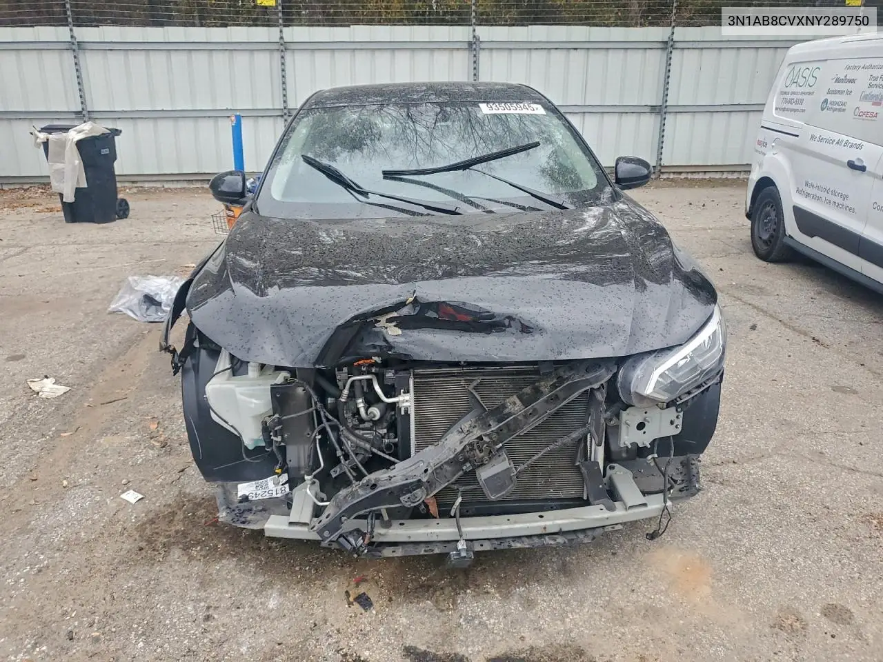 3N1AB8CVXNY289750 2022 Nissan Sentra Sv