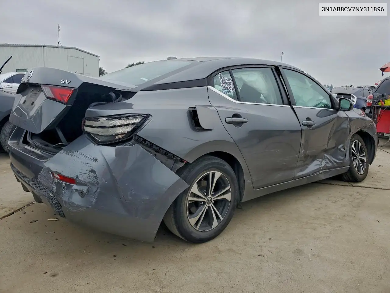 3N1AB8CV7NY311896 2022 Nissan Sentra Sv