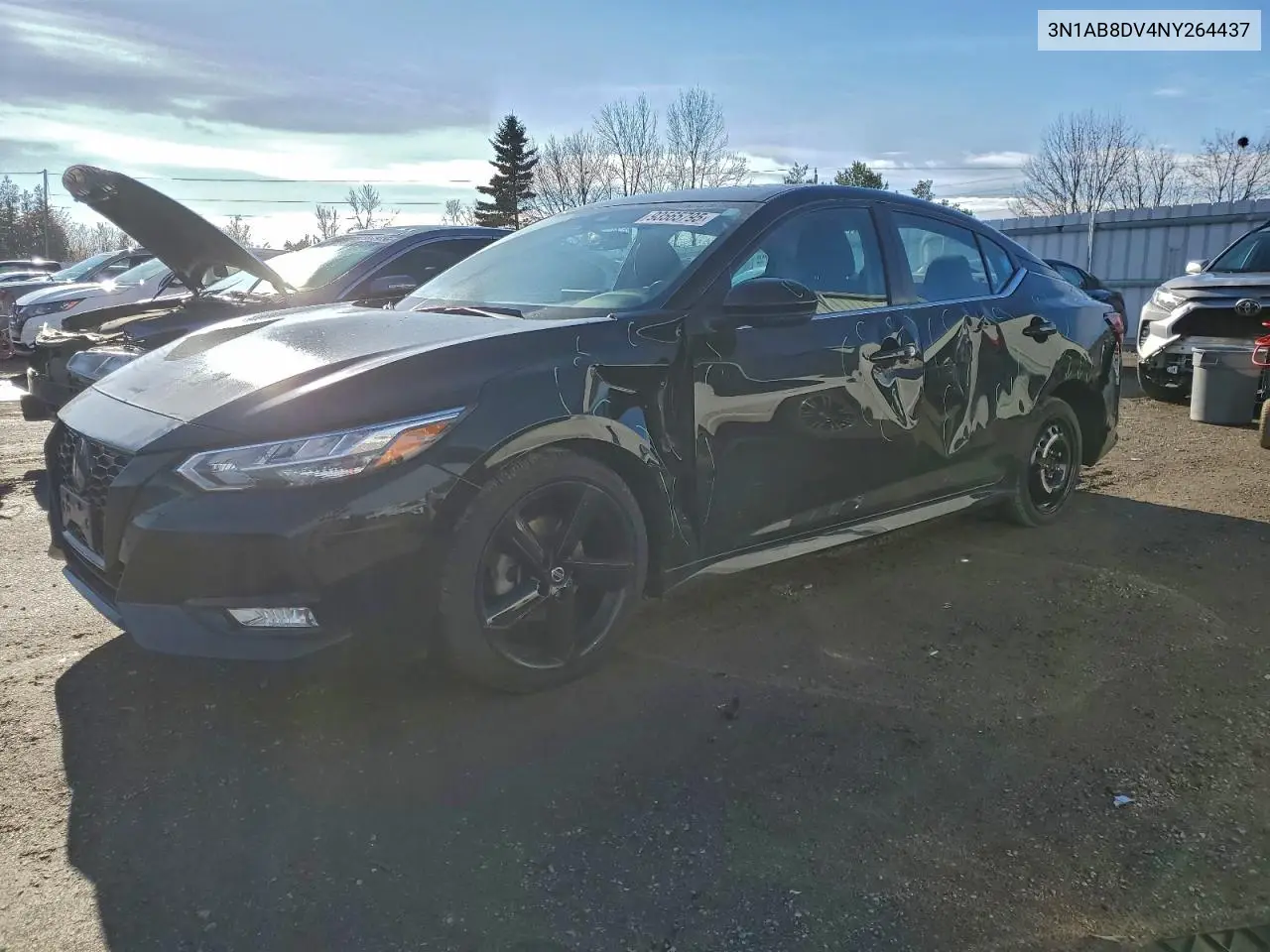 3N1AB8DV4NY264437 2022 Nissan Sentra Sr