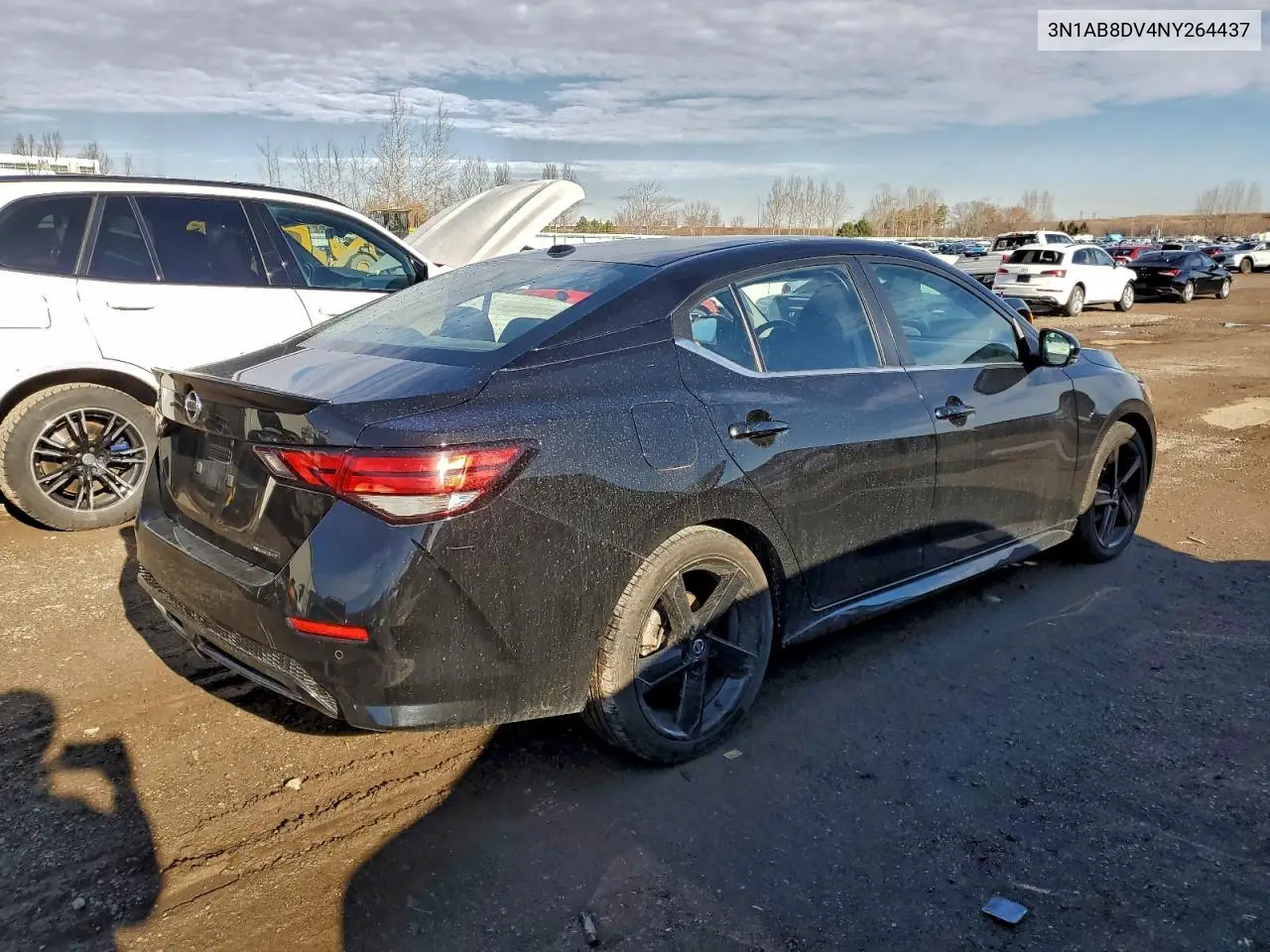3N1AB8DV4NY264437 2022 Nissan Sentra Sr