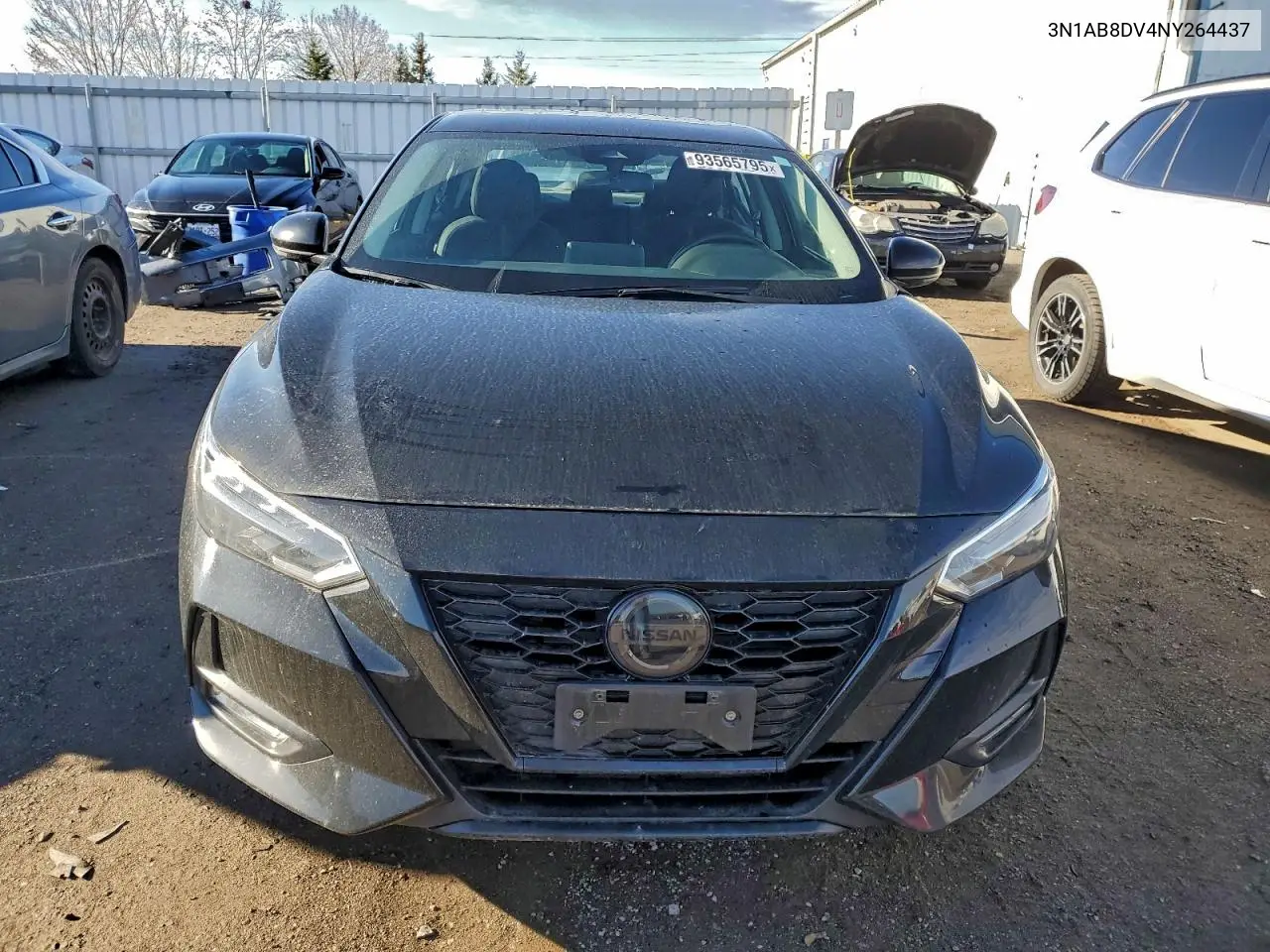 3N1AB8DV4NY264437 2022 Nissan Sentra Sr
