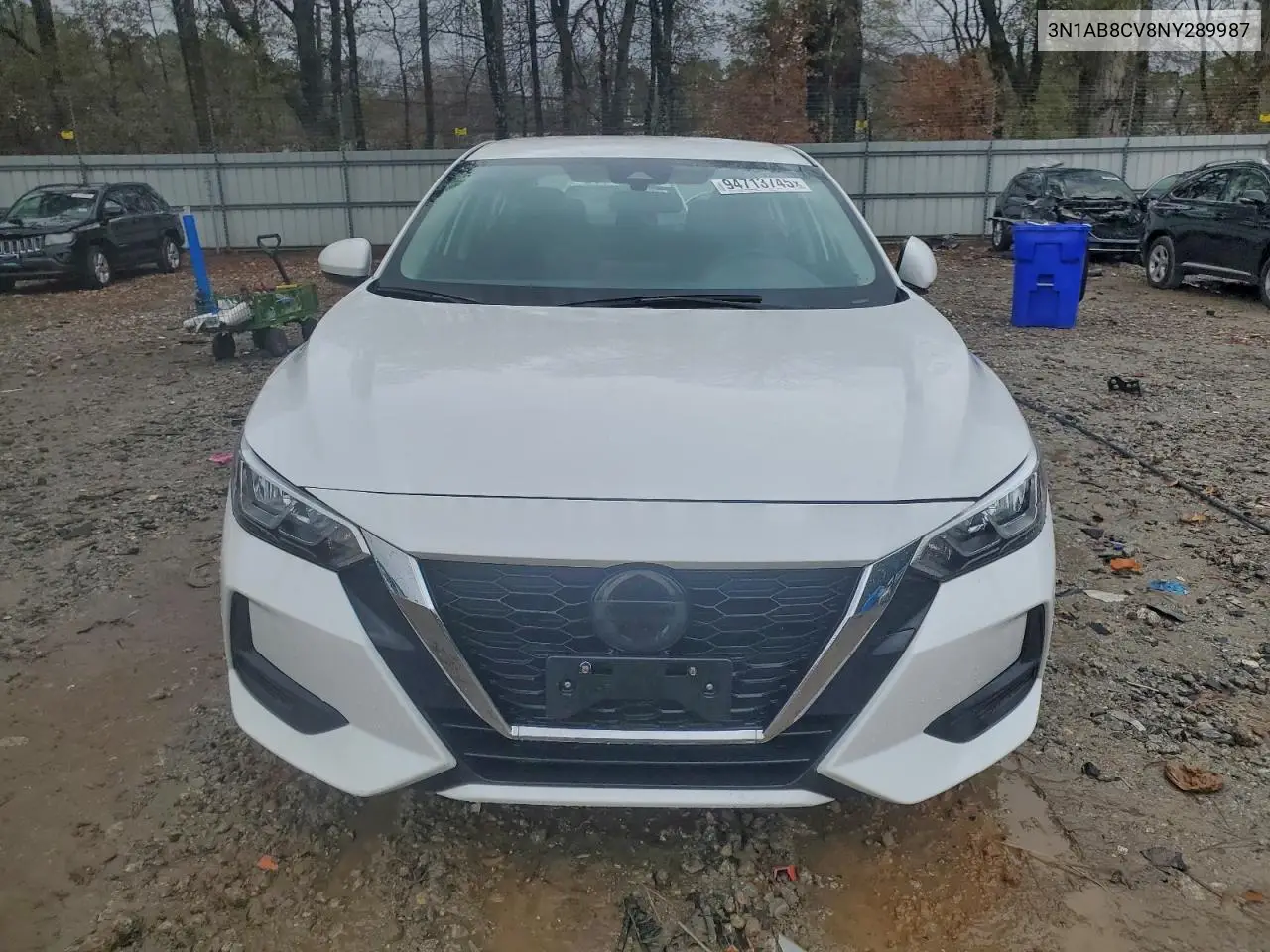 3N1AB8CV8NY289987 2022 Nissan Sentra Sv