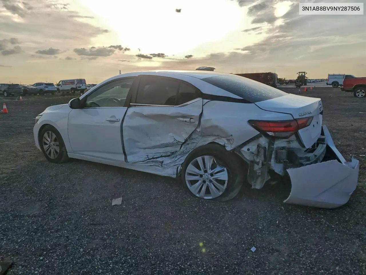 3N1AB8BV9NY287506 2022 Nissan Sentra S