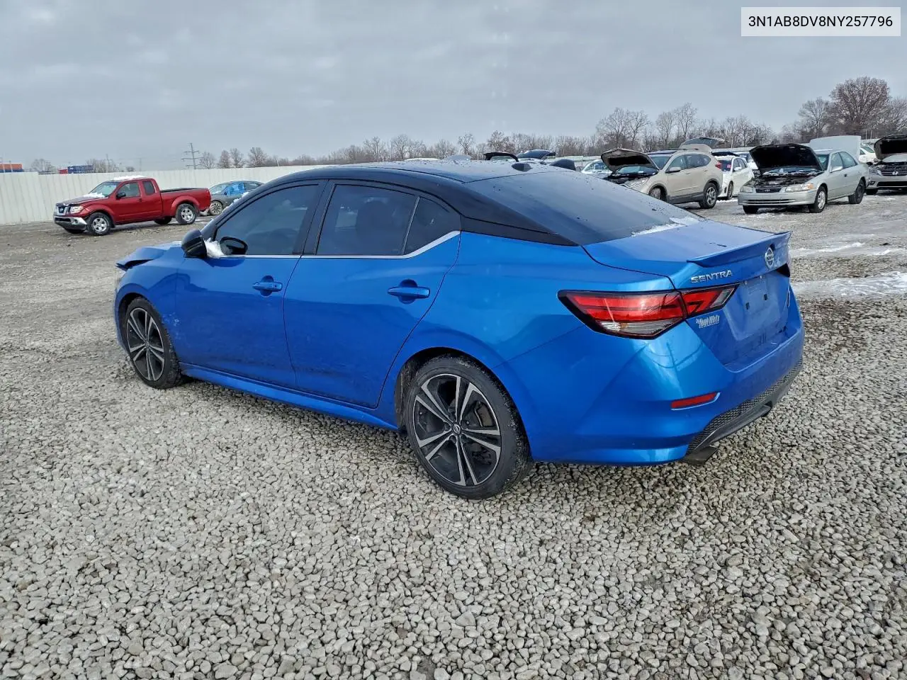 3N1AB8DV8NY257796 2022 Nissan Sentra Sr