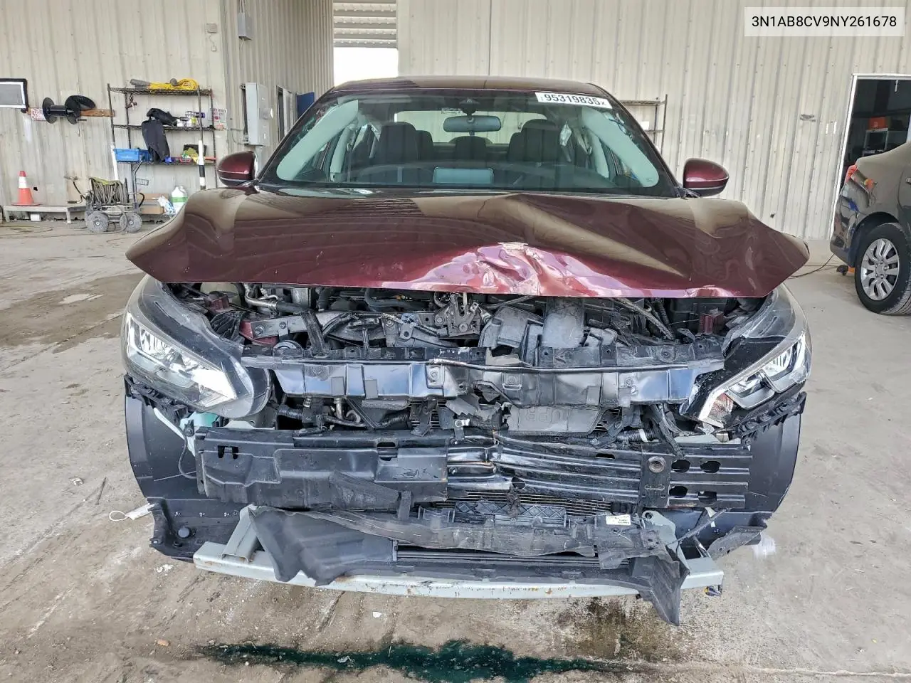 3N1AB8CV9NY261678 2022 Nissan Sentra Sv