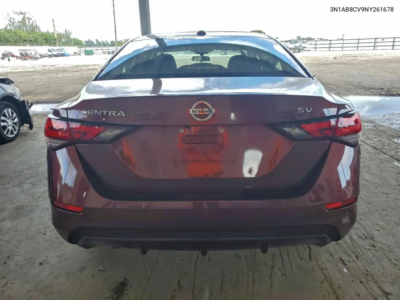 3N1AB8CV9NY261678 2022 Nissan Sentra Sv