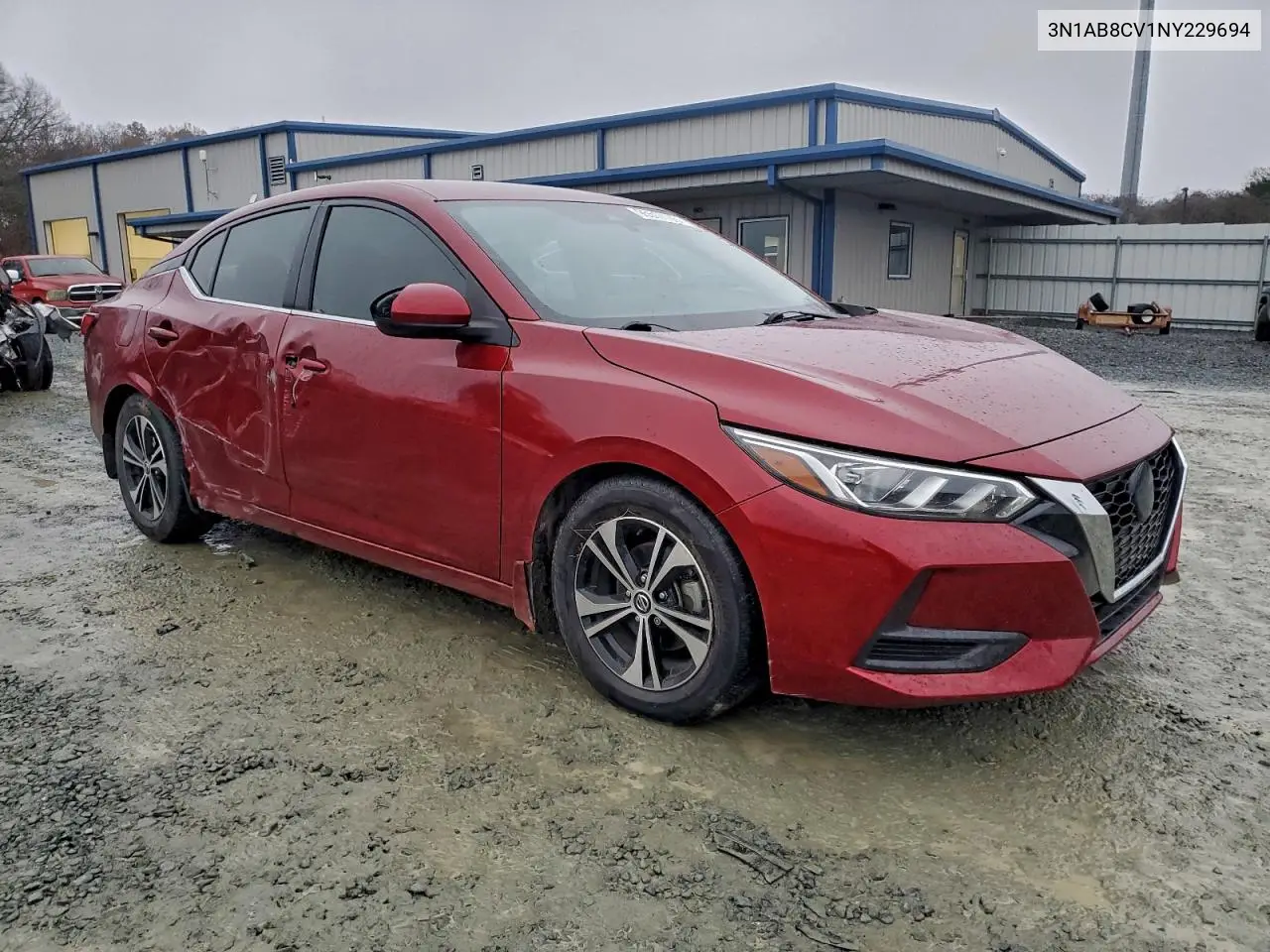 3N1AB8CV1NY229694 2022 Nissan Sentra Sv