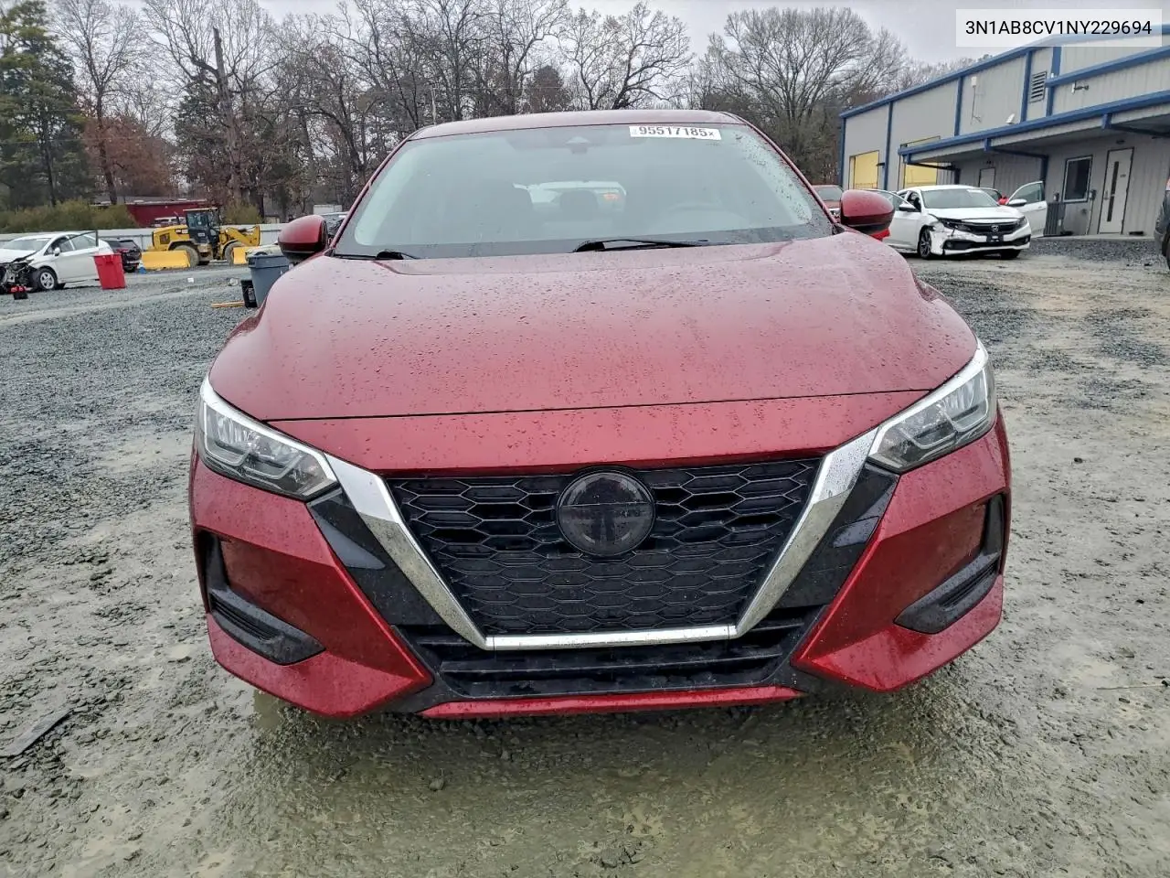 3N1AB8CV1NY229694 2022 Nissan Sentra Sv
