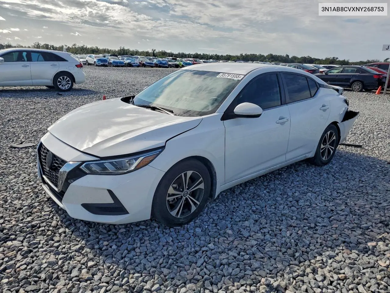 3N1AB8CVXNY268753 2022 Nissan Sentra Sv