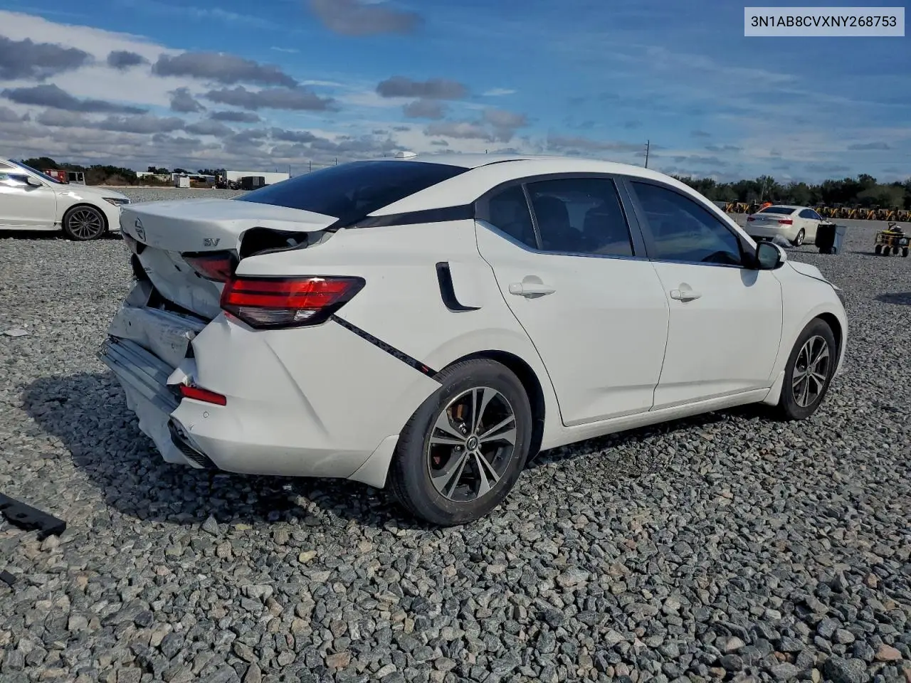 3N1AB8CVXNY268753 2022 Nissan Sentra Sv