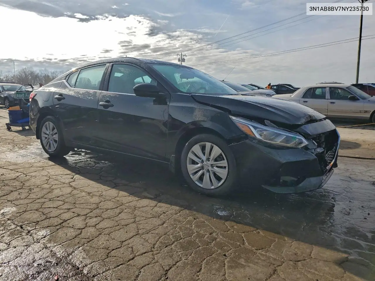 3N1AB8BV7NY235730 2022 Nissan Sentra S