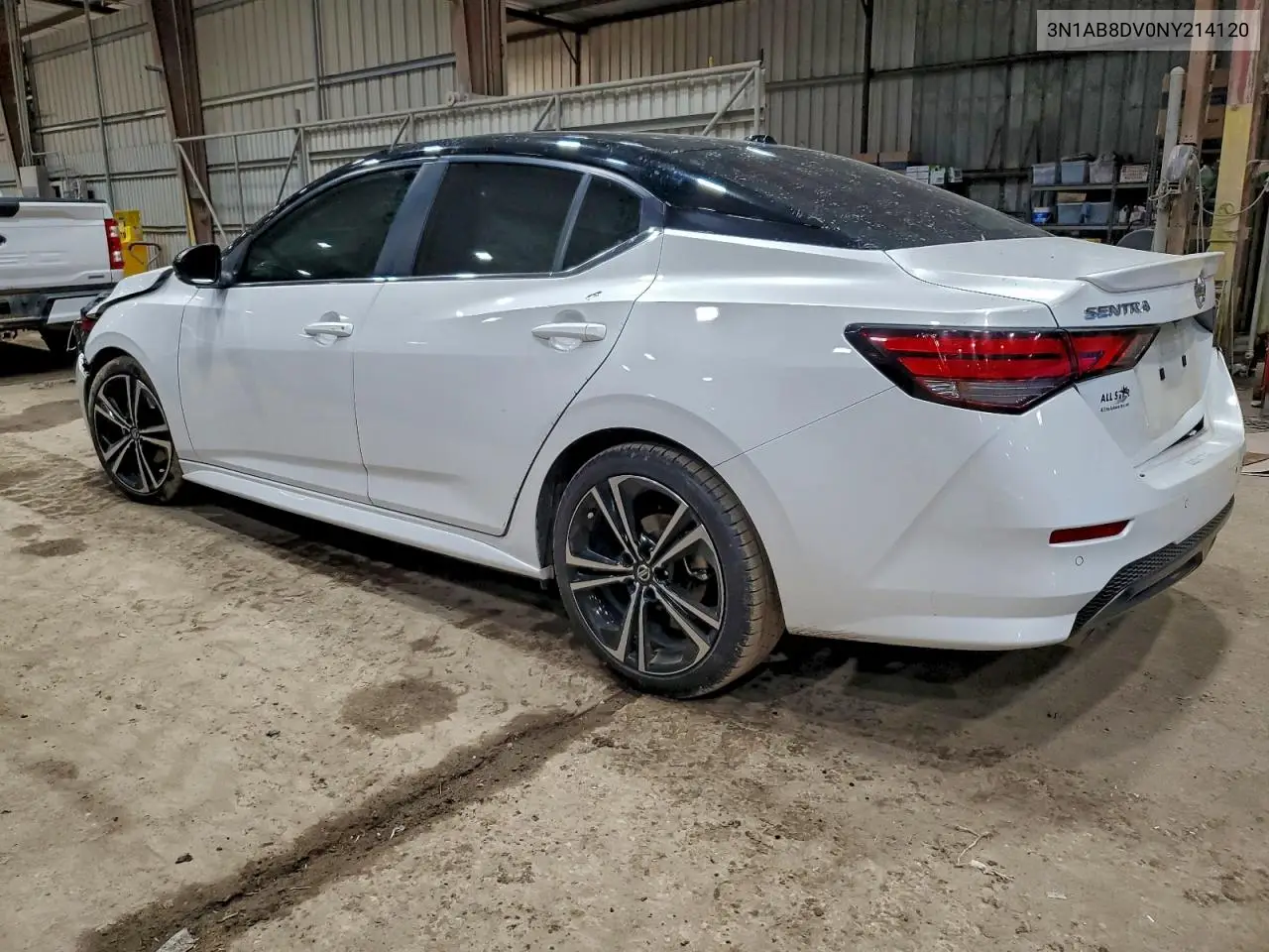 3N1AB8DV0NY214120 2022 Nissan Sentra Sr