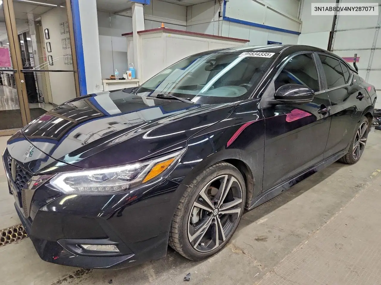 3N1AB8DV4NY287071 2022 Nissan Sentra Sr