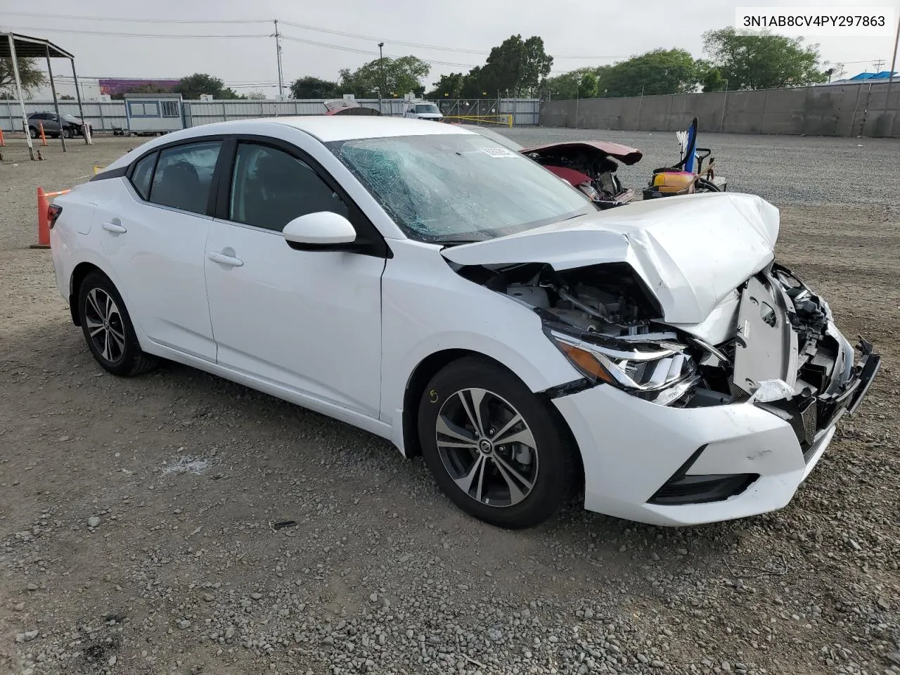 2023 Nissan Sentra Sv VIN: 3N1AB8CV4PY297863 Lot: 60899854