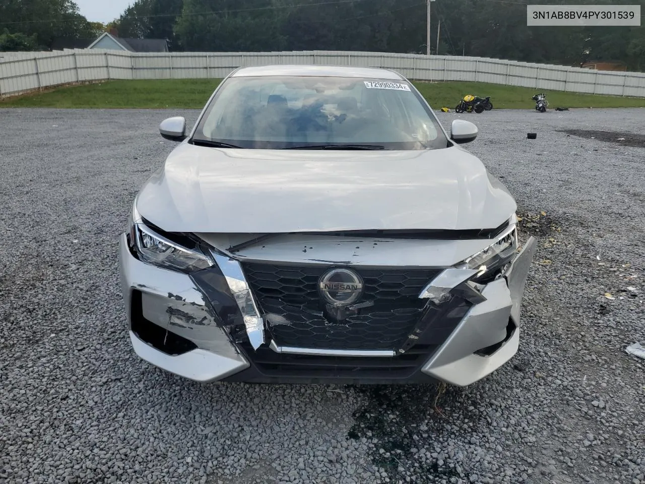 2023 Nissan Sentra S VIN: 3N1AB8BV4PY301539 Lot: 72990334