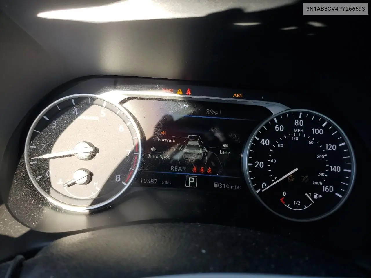 3N1AB8CV4PY266693 2023 Nissan Sentra Sv