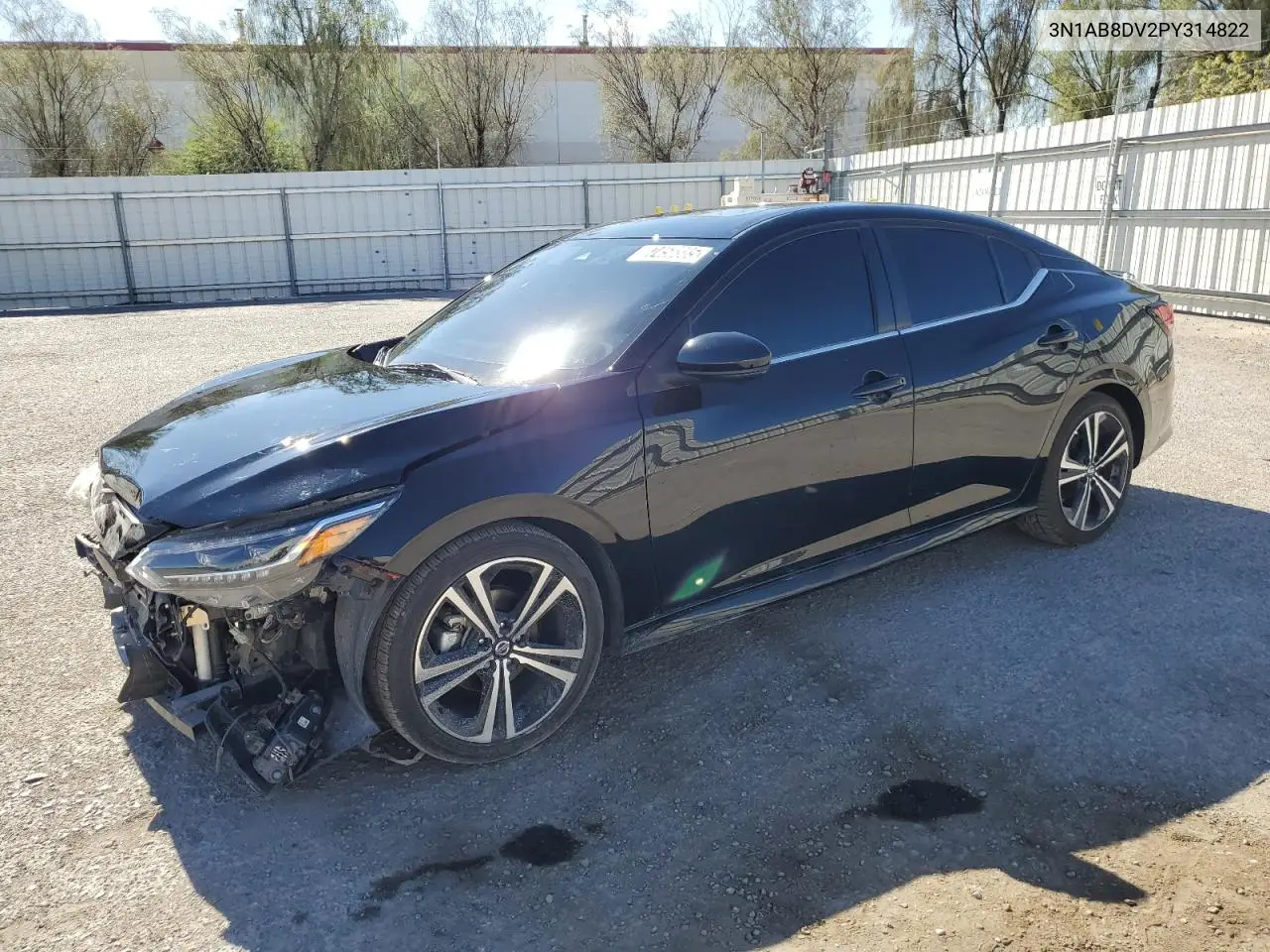 3N1AB8DV2PY314822 2023 Nissan Sentra Sr
