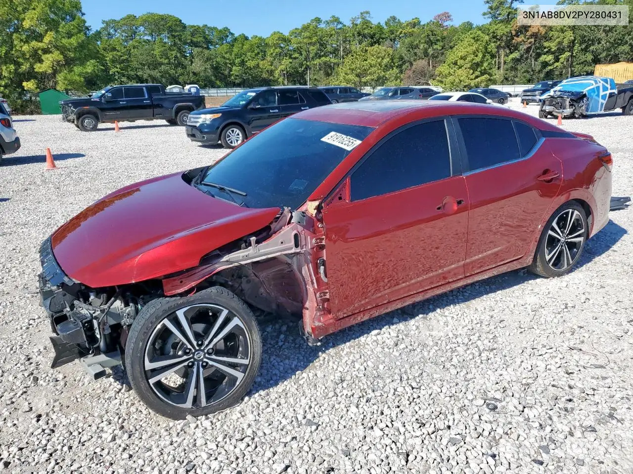 3N1AB8DV2PY280431 2023 Nissan Sentra Sr