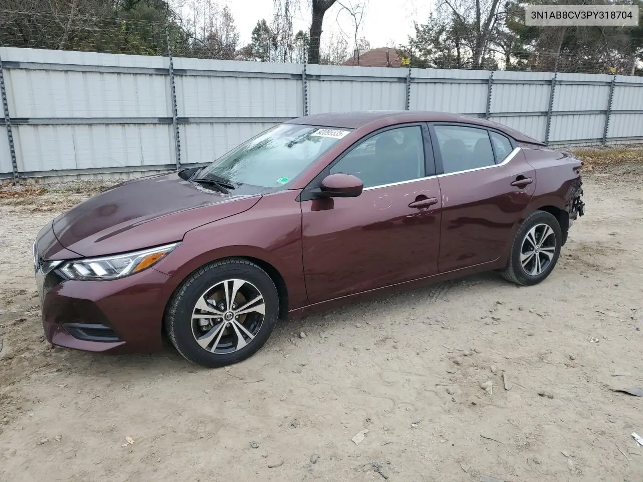 3N1AB8CV3PY318704 2023 Nissan Sentra Sv