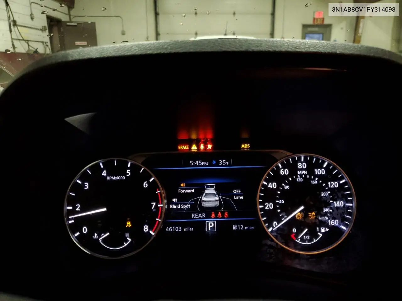 3N1AB8CV1PY314098 2023 Nissan Sentra Sv