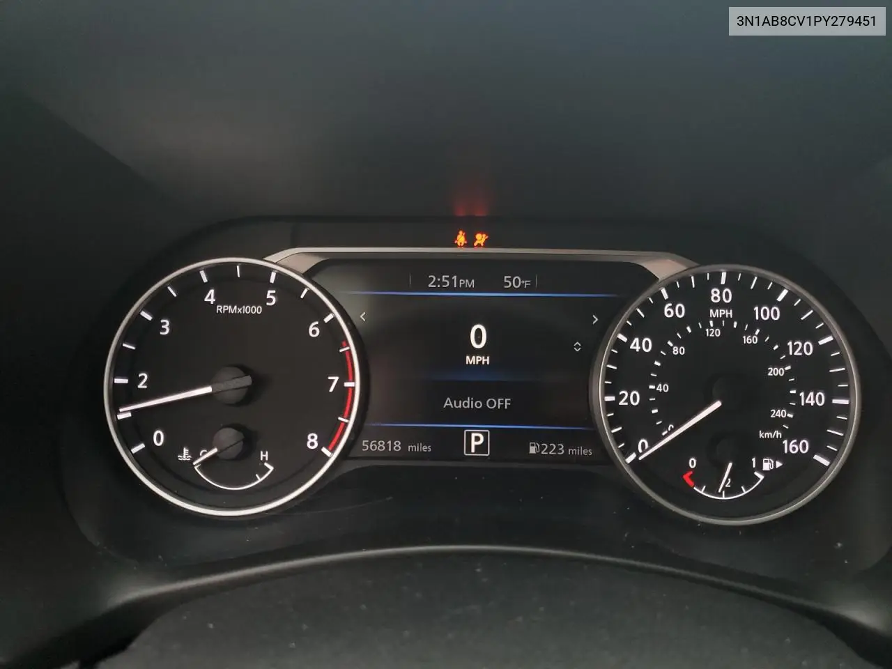 3N1AB8CV1PY279451 2023 Nissan Sentra Sv