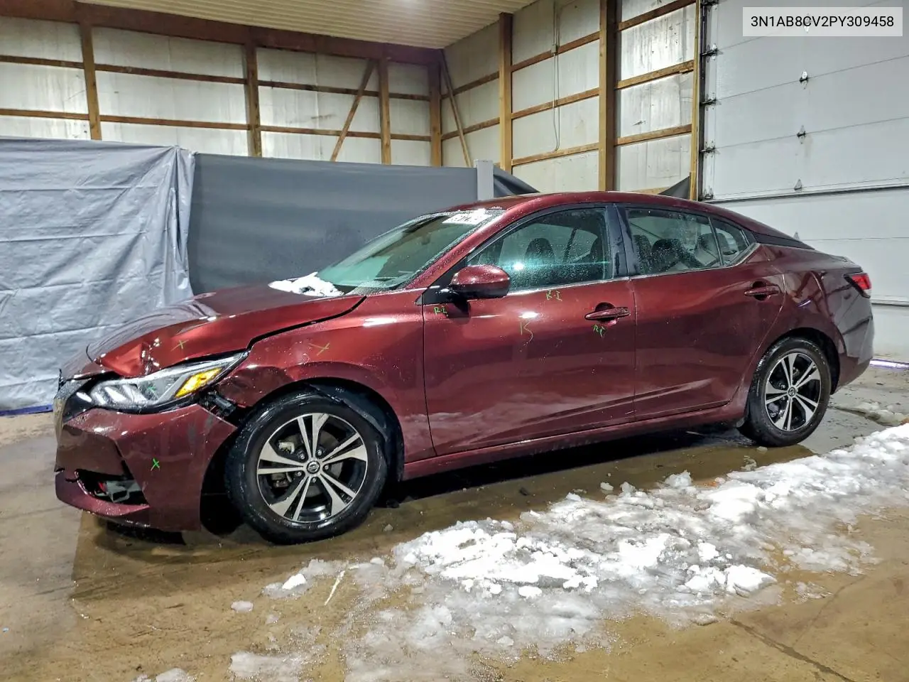 3N1AB8CV2PY309458 2023 Nissan Sentra Sv