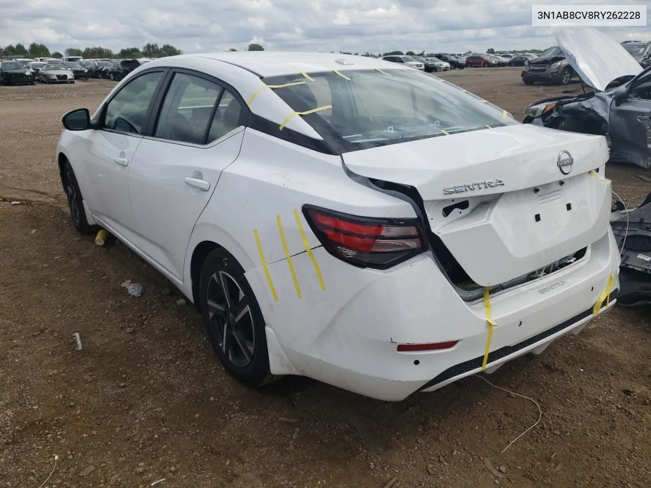 2024 Nissan Sentra Sv VIN: 3N1AB8CV8RY262228 Lot: 69179604