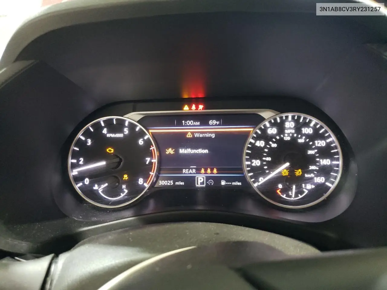 3N1AB8CV3RY231257 2024 Nissan Sentra Sv