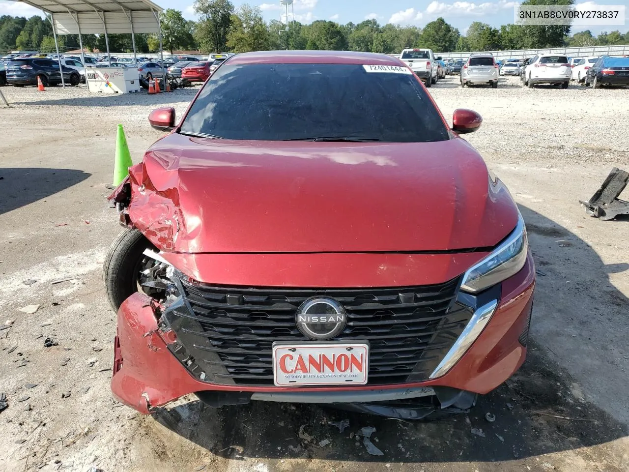 2024 Nissan Sentra Sv VIN: 3N1AB8CV0RY273837 Lot: 72401444