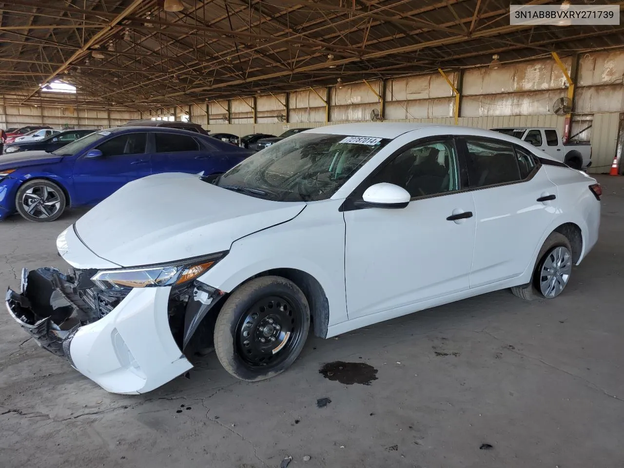 2024 Nissan Sentra S VIN: 3N1AB8BVXRY271739 Lot: 72787014