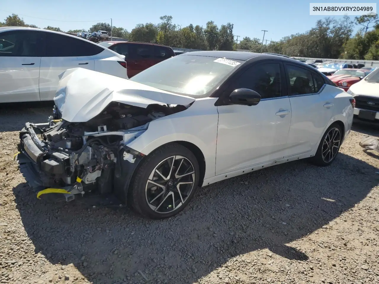 3N1AB8DVXRY204989 2024 Nissan Sentra Sr