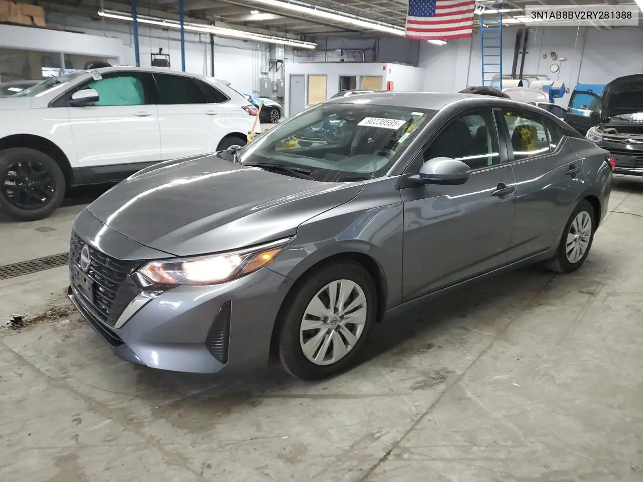 3N1AB8BV2RY281388 2024 Nissan Sentra S