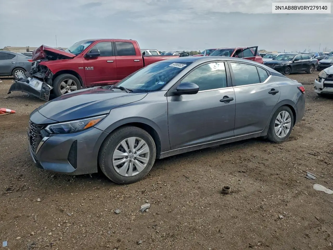 3N1AB8BV0RY279140 2024 Nissan Sentra S