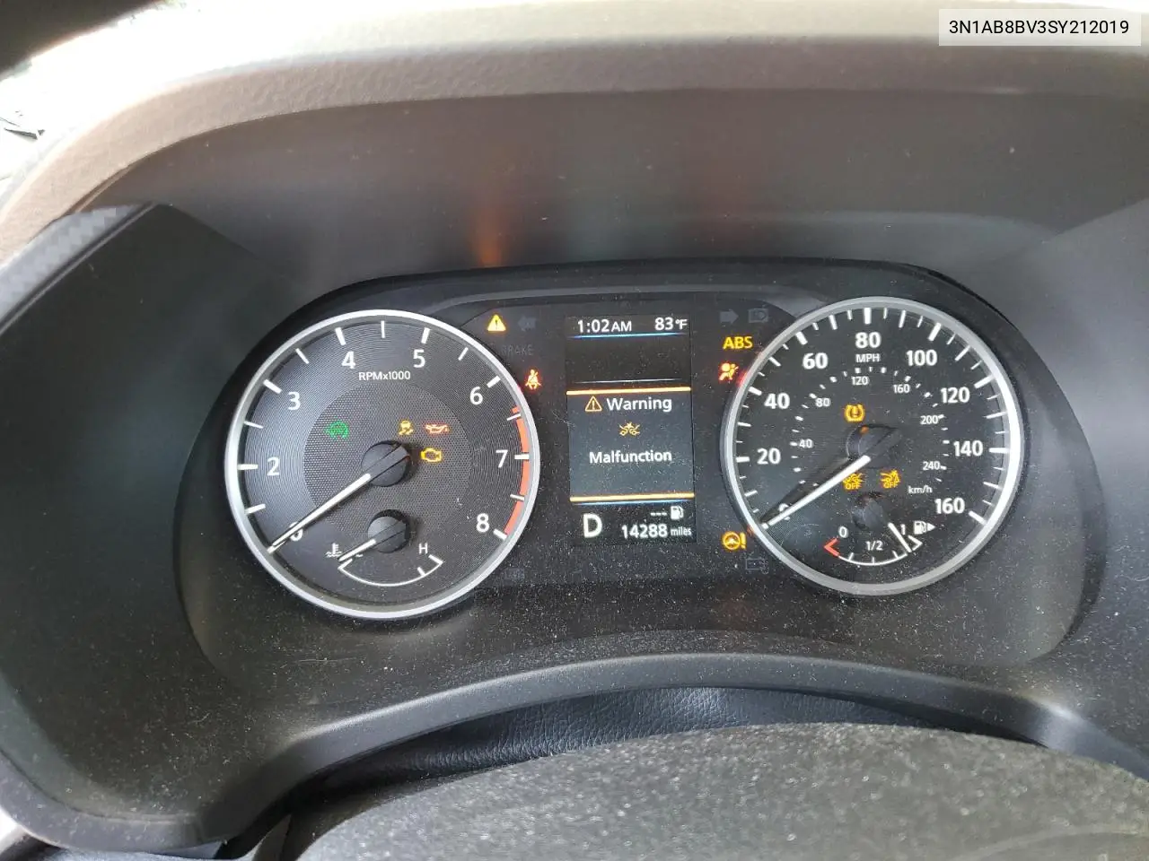 3N1AB8BV3SY212019 2025 Nissan Sentra S