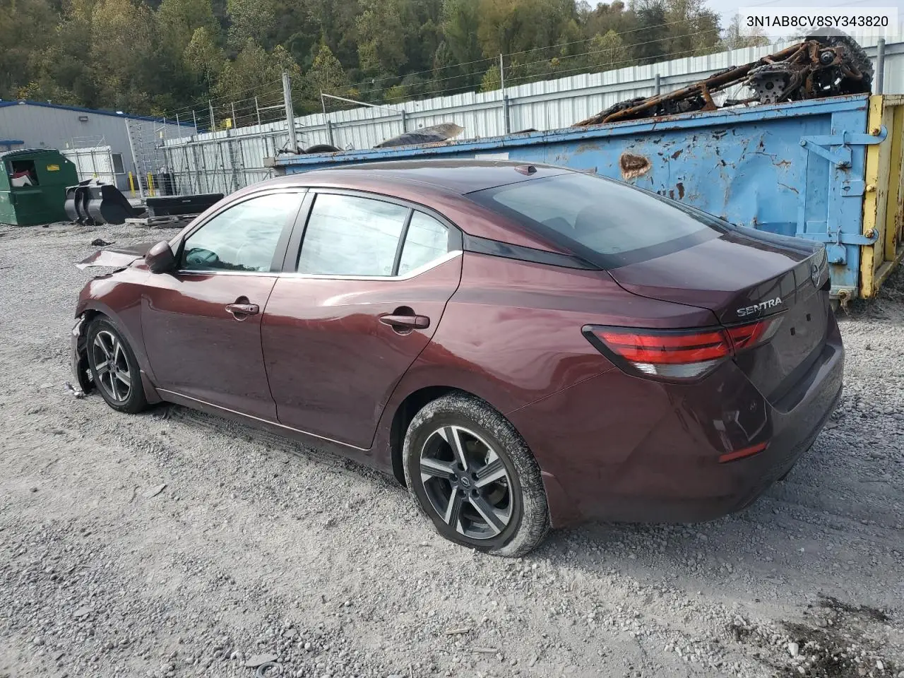 3N1AB8CV8SY343820 2025 Nissan Sentra Sv