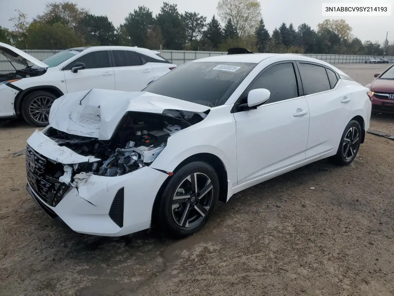 3N1AB8CV9SY214193 2025 Nissan Sentra Sv