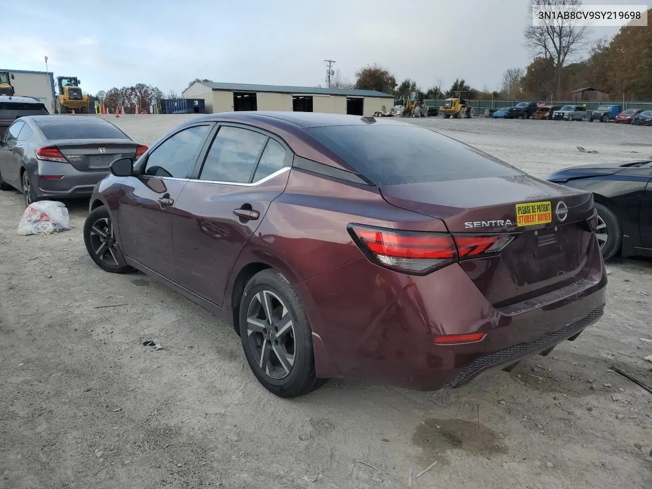 3N1AB8CV9SY219698 2025 Nissan Sentra Sv