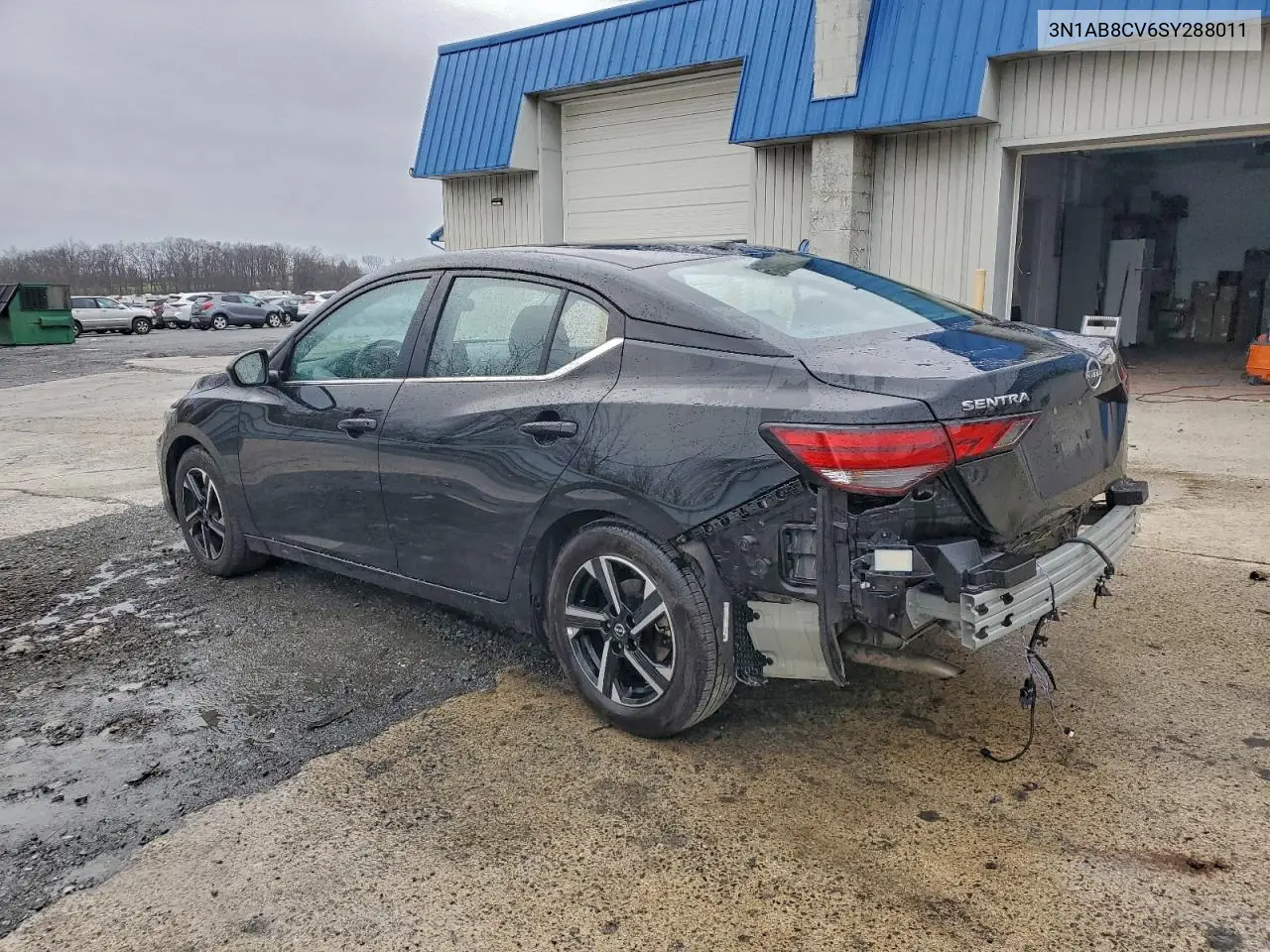 3N1AB8CV6SY288011 2025 Nissan Sentra Sv