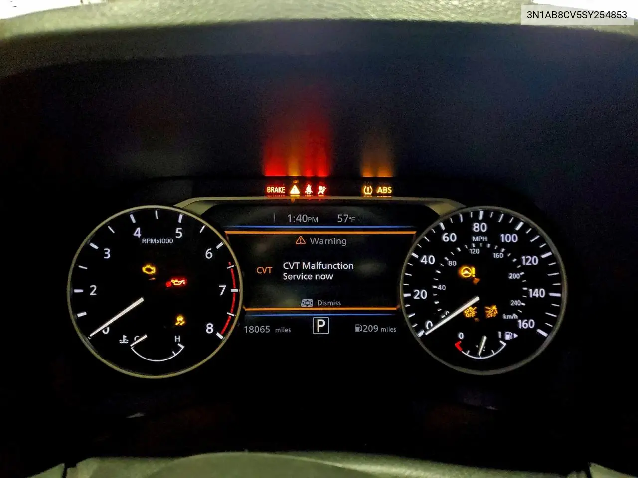 3N1AB8CV5SY254853 2025 Nissan Sentra Sv