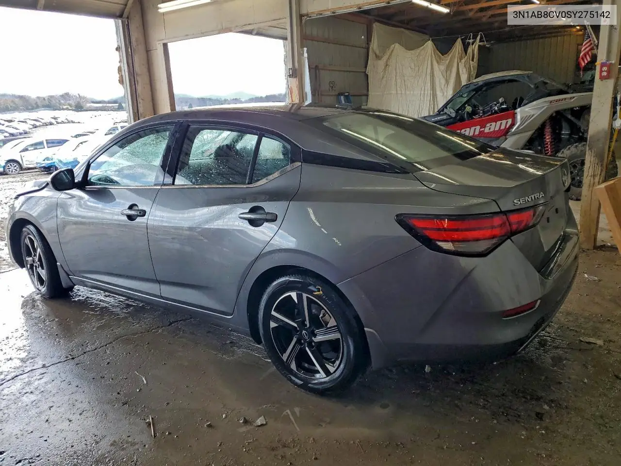 3N1AB8CV0SY275142 2025 Nissan Sentra Sv