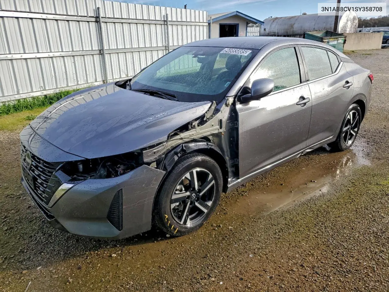 3N1AB8CV1SY358708 2025 Nissan Sentra Sv