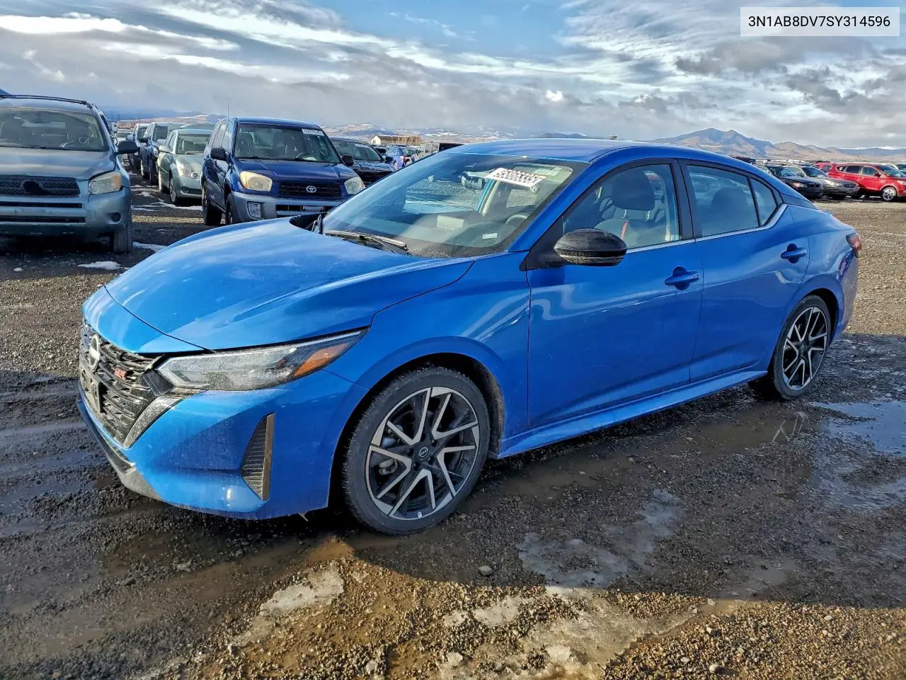 3N1AB8DV7SY314596 2025 Nissan Sentra Sr