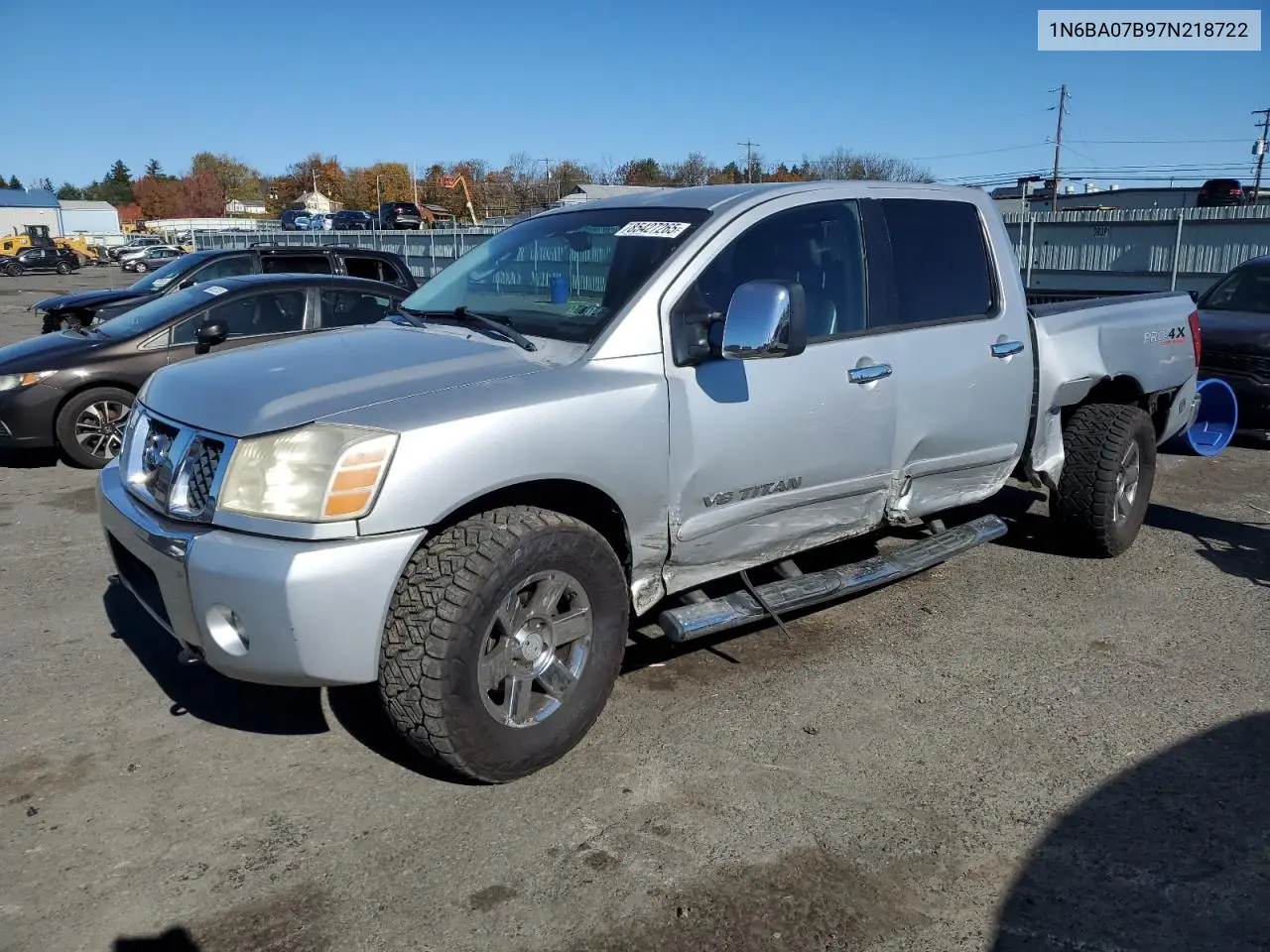 1N6BA07B97N218722 2007 Nissan Titan Xe