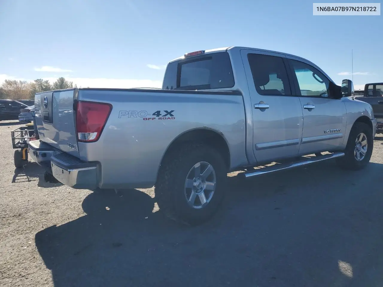 1N6BA07B97N218722 2007 Nissan Titan Xe