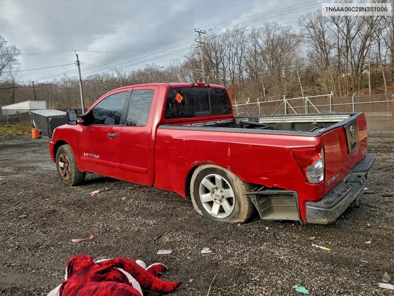 1N6AA06C28N351006 2008 Nissan Titan Xe
