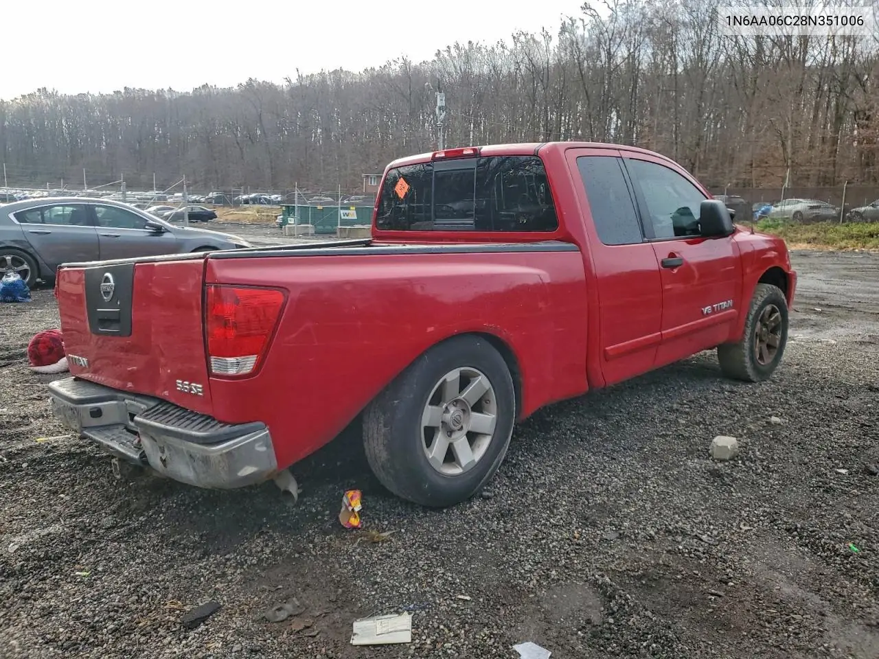 1N6AA06C28N351006 2008 Nissan Titan Xe