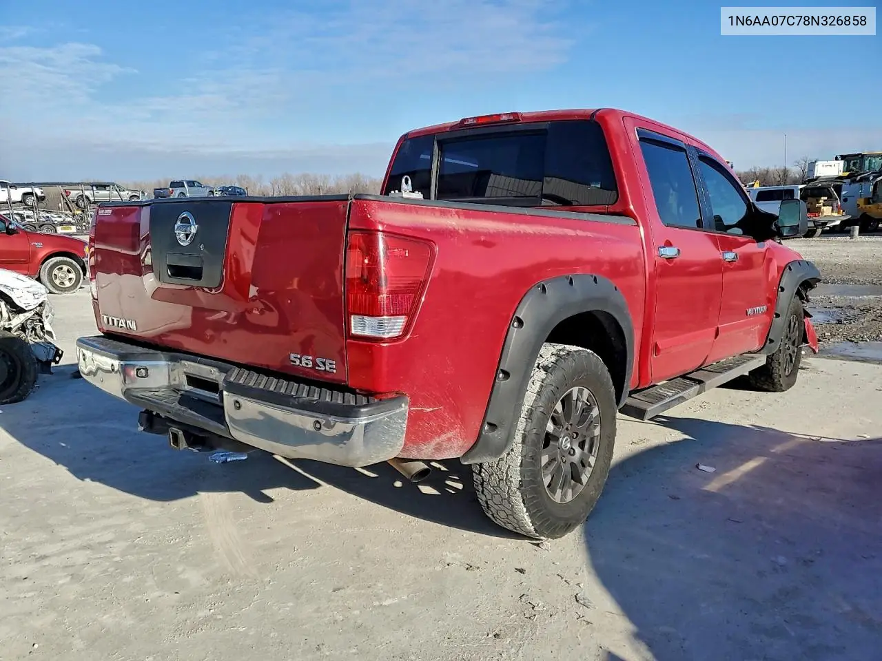 1N6AA07C78N326858 2008 Nissan Titan Xe