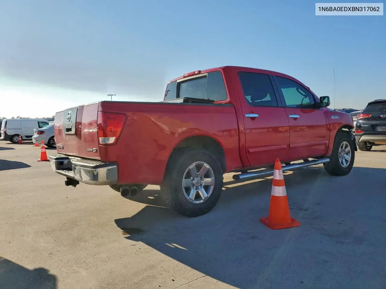 1N6BA0EDXBN317062 2011 Nissan Titan S