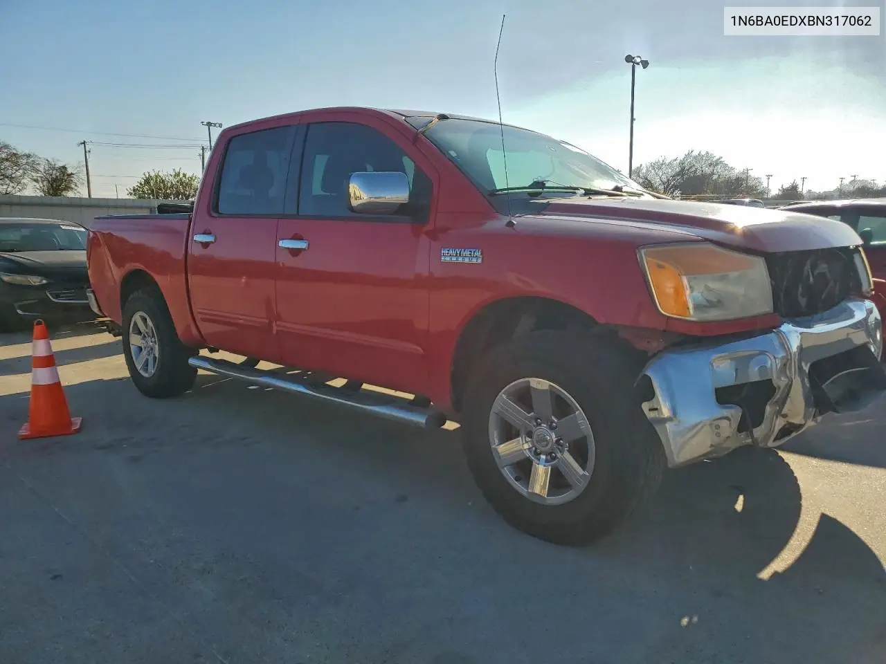 1N6BA0EDXBN317062 2011 Nissan Titan S