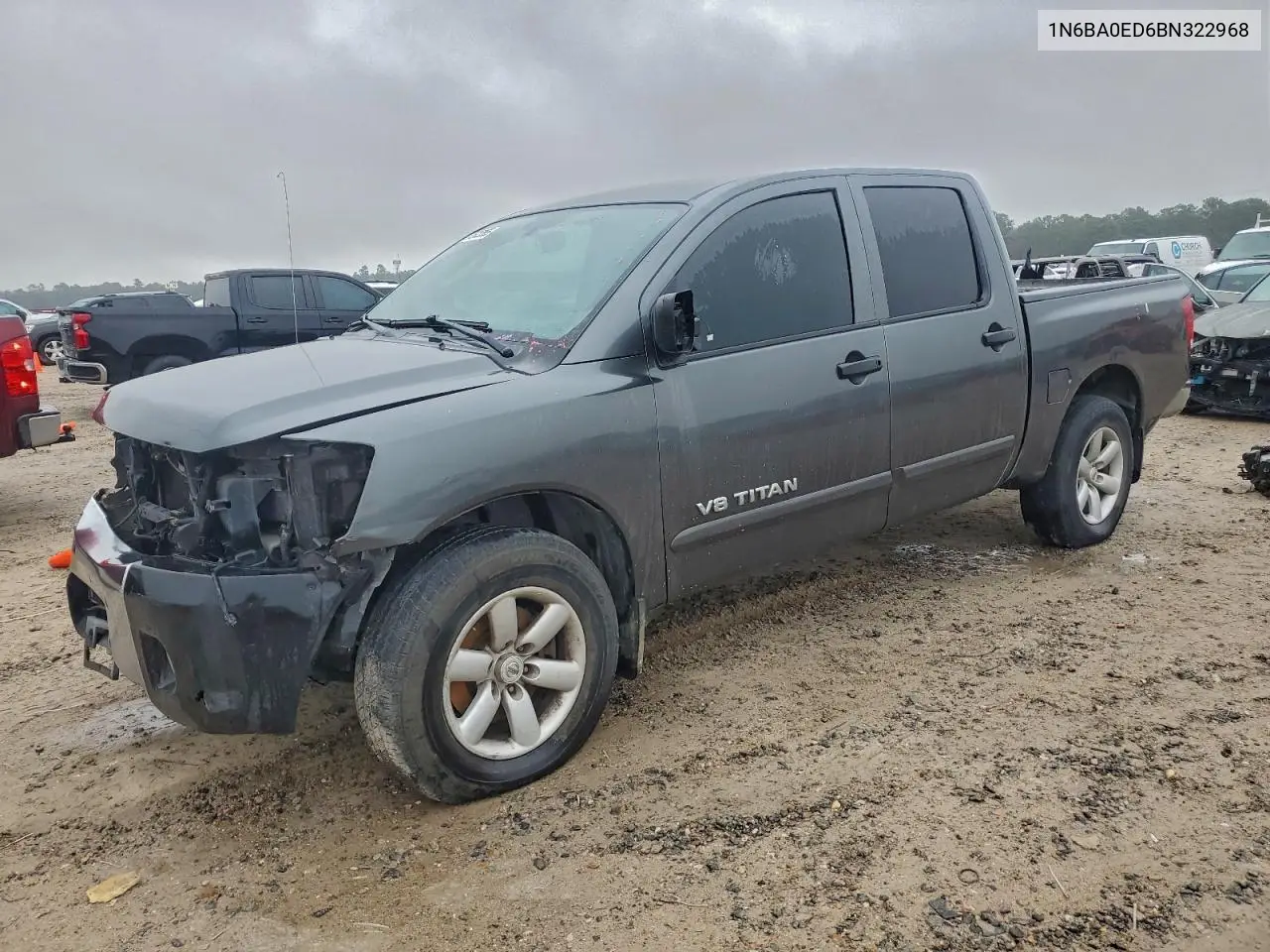 1N6BA0ED6BN322968 2011 Nissan Titan S